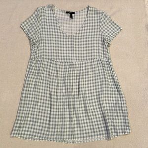 Forever 21 Gingham Babydoll L